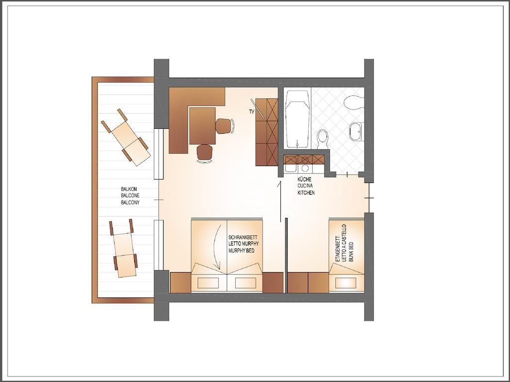 Residence Pfeifhofer カンポ・トゥーレス 部屋 写真